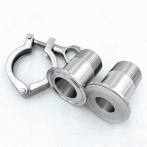 现货速发 | 深度解析不锈钢304卫生级卡箍式管接头 快装、外丝亮卡盘与快拆卡箍的优势与应用